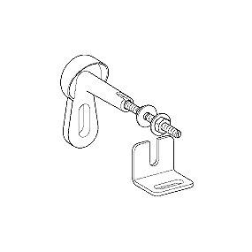 stk 2 elementer af fastgrelse til montagevinkel rapid grohe