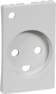 lysegr jord med 2-pol v 230 led-lampe med modul 5 1 stikkontakt for afdkning fuga