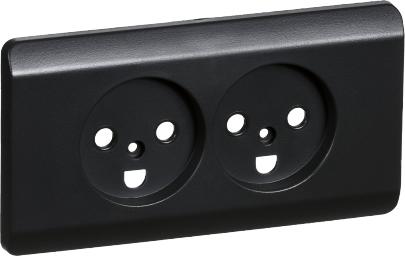 koksgr stikkontakt dobbelt for afdkning 66 opus