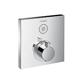 afsprring med 155x155mm termostatarmatur showerselect raindance hansgrohe