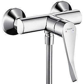 krom greb langt ekstra med brusearmatur care 1-grebs focus hansgrohe