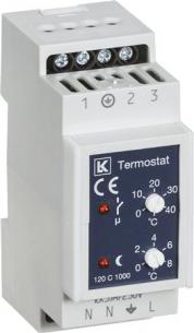 din-skinne til natsnkning med termostat lk