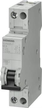 18mm modul 1 - 6ka c 4a n 1p automatsikring siemens