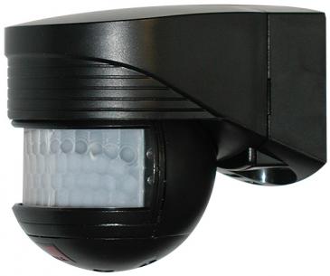 sort - bevgelsesensor 1000w 12m 200 lc-click pir luxomat