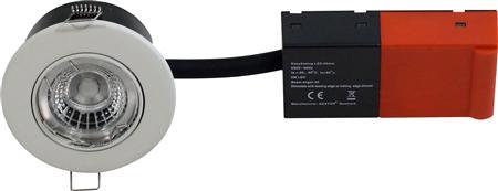 hvid lyskilde led 5w incl 230v 87mm 2-setup easy daxtor