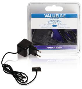 sort pin 30 apple a 1 2 a 1 2 1-udgang vgoplader valueline