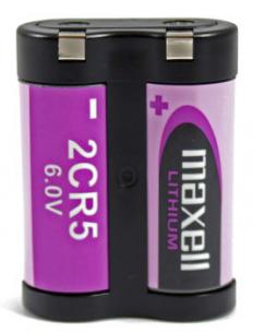 armatur oras til batteri 2cr5 maxell