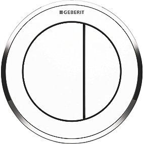 hvid mbel p betjening pneumatisk tryk dobbelt til omega10 tryk geberit