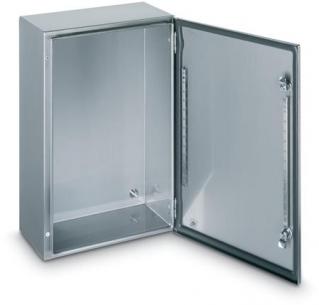 montageplade uden 304 aisi 600x400x210mm rustfri vgskab schneider