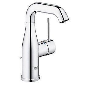 krom - bundventil med m-size hndvask til etgrebsbatteri essence grohe