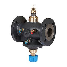 kpa 30-400 trykomrde flanger m flowbegrnser automatisk pn16 dn65 reguleringsventil ab-qm danfoss