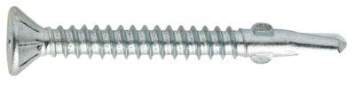 stk 100 a pakke - ph2 elforzinket hoved undersnket 8x70mm 4 vingeborskrue selvborende nkt