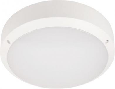 hvid ip65 grundlys hf-sensor med 290mm 18w led plafont juno malmbergs