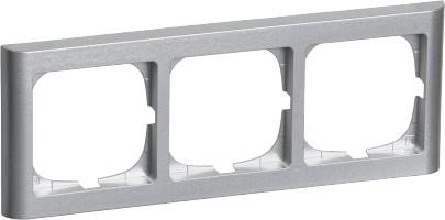 stlmetallic tripel vandret modul 3 63 ramme softline fuga