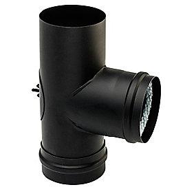 rgrr sort ovntilslut modsat renselem sodskl ovntilslut m 90 t-stykke mm 80 metalbestos