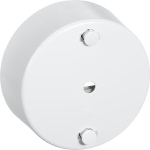 hvid leder 3 80mm clips-roset lk