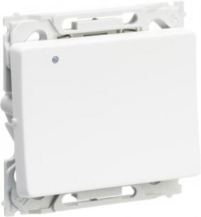 hvid - 250v 16a lampe led med korrespondance afbryder 66 opus lk