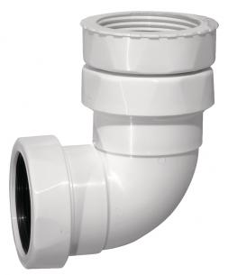hvid pvc udlbsvinkel