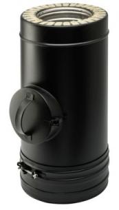 inspktionslem og rense med 500mm lngde skorsten 200mm 100 wood metalbestos