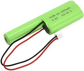 ndbelysning combo til nimh 1000mah 6v 3 reservebatteri