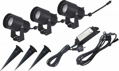mrkegr trafo med 12v 3000k 6w armatur led stk 3 med led-kit iv spot malmbergs