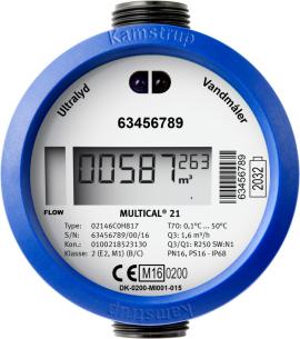 kold h m3 6 1 21 multical vandmler kamstrup