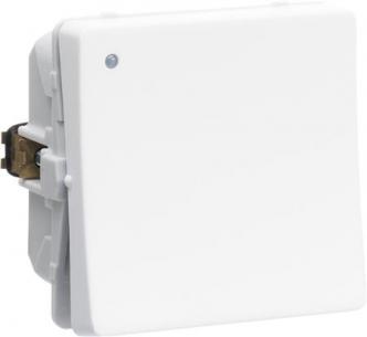 hvid - 250v 16a lys led med korrespondance afbryder fuga lk