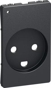 koksgr jord med 2-pol v 230 led-lampe med modul 5 1 stikkontakt for afdkning fuga lk