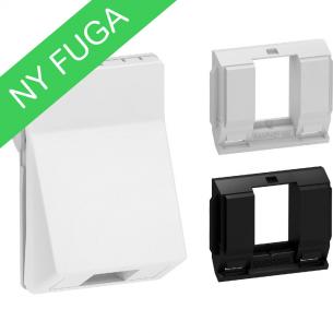 konnektorer 1xkeystone f hvid modul 5 1 skr dataudtag fuga lk
