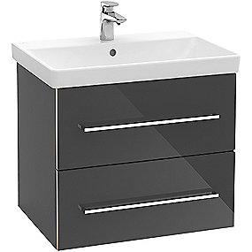 crystalblack 2skuffer 452mm x 514 x 580 vaskeskab avento b v