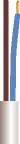 plastkabel h05vv-f hvid mm2 50 2x1 pka
