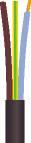 plastkabel h05vv-f sort mm2 5 3g1 pkaj