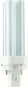 d dulux osram pl-c philips som 2pin g24d-1 hvid varm - 830 10w kompaktlysrr