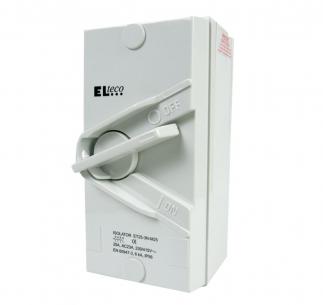 sort gr - ip56 n 3p ac23 63a sikkerhedsafbryder elteco