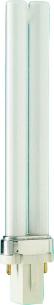 s dulux osram pl-s philips som 2pin g23 hvid varm - 827 9w kompaktlysrr