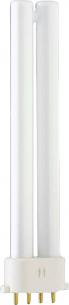 s dulux osram pl-s philips som 4pin 2g7 hvid varm - 827 9w kompaktlysrr