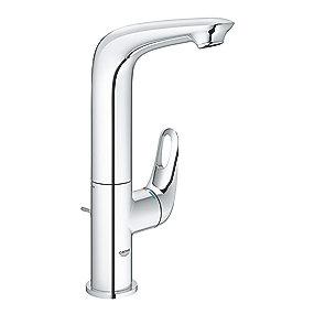 krom - l-size hndvaskbatteri etgrebs eurostyle grohe