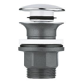 krom - tryk-ben med aflbsgarniture grohe