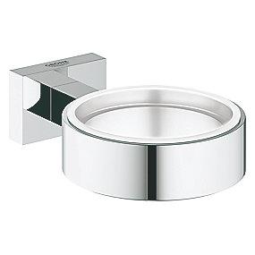 sbedispenser og sbeskl glas til holder cube essentials grohe