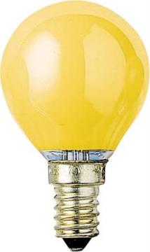 kronepre kulrt 240v e14 11w gul decor osram