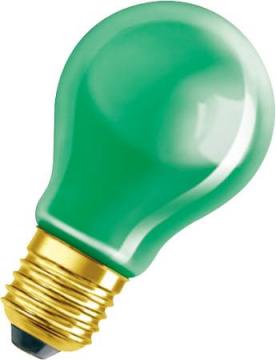 standardpre kulrt 240v e27 11w grn decor osram