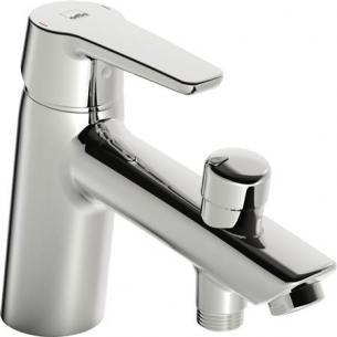 krom - omskifter med brusearmatur 3946f saga oras