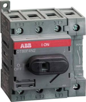 din-skinnemontage eller bund til polet 4 63a lastafbryder abb
