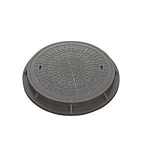 b125 belastningsklasse en124 gr komposit dksel med rund 600mm brndkarm fast city