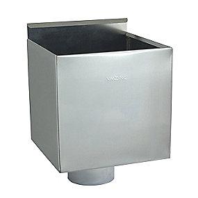 retur- ikke -tages valsblank mm 220x220x220 studs med mm 76 regnvandskasse zinc vm