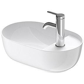 overlb uden hjre til hanehul med bordplade til 420x270mm bowle luv duravit