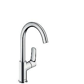 krom bundventil uden svingtud med hndvaskarmatur 210 logis hansgrohe