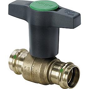 siliciumbronze muffe-muffe mm 28 kuglehane easytop viega