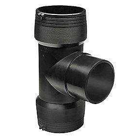 lige pe100-sdr11 pn16 90 mm 200 t-stykke el-svejse pe plus elgef fischer georg