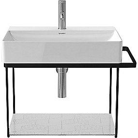 venstre eller hjre hndkldeholder 235360 vask til passer mat sort vgmonteret metalkonsol durasquare duravit